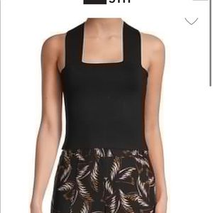 ALC “Lia” Rib-knit crop tank